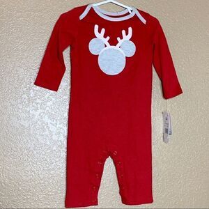 ‎Disney baby girl Christmas coveralls
